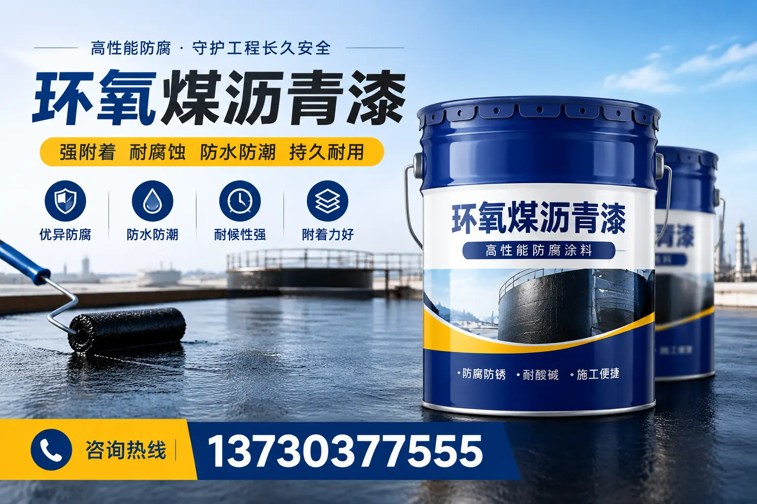 如何判断环氧煤沥青漆的质量?中卫消费者指南