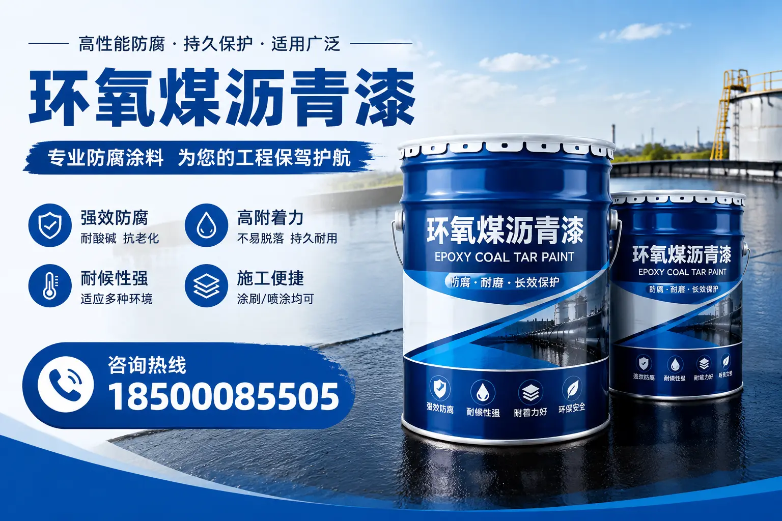 环氧煤沥青漆与其他漆类的比较，中卫用户的选择依据